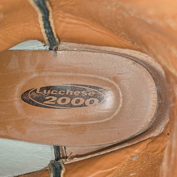 Lucchese 2000 Boots Men's 11 D Black Italian Kangaroo Western Cowboy T3010 R4 - Picture 13 of 13